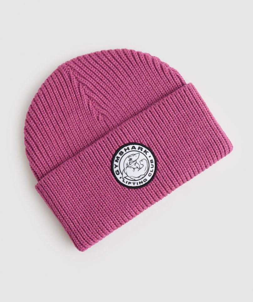 Czapki Beanie Gymshark Legacy Deep Cuff Różowe | PL 452NOH